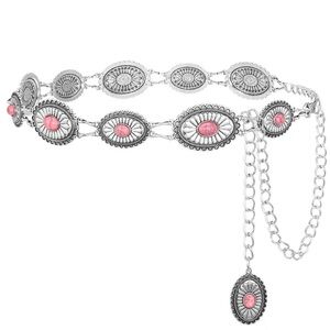 Western Metal Concho Belt For Women, Waist Chain Cowgirl Belt For Dresses new